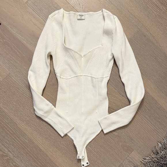 Abercrombie Ribbed Knit Bodysuit - Picture 1 of 5